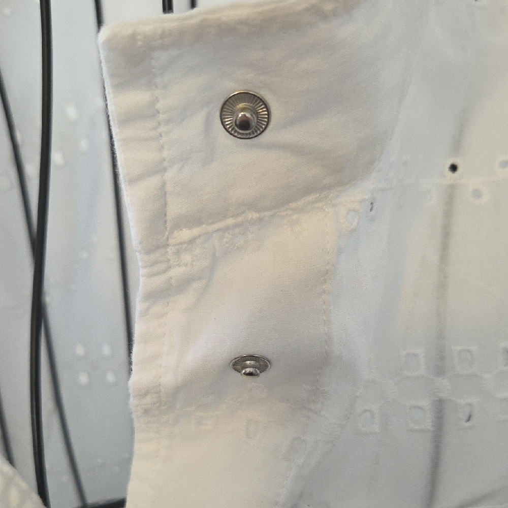 White Eyelet Women's Top - Picture 10 of 10